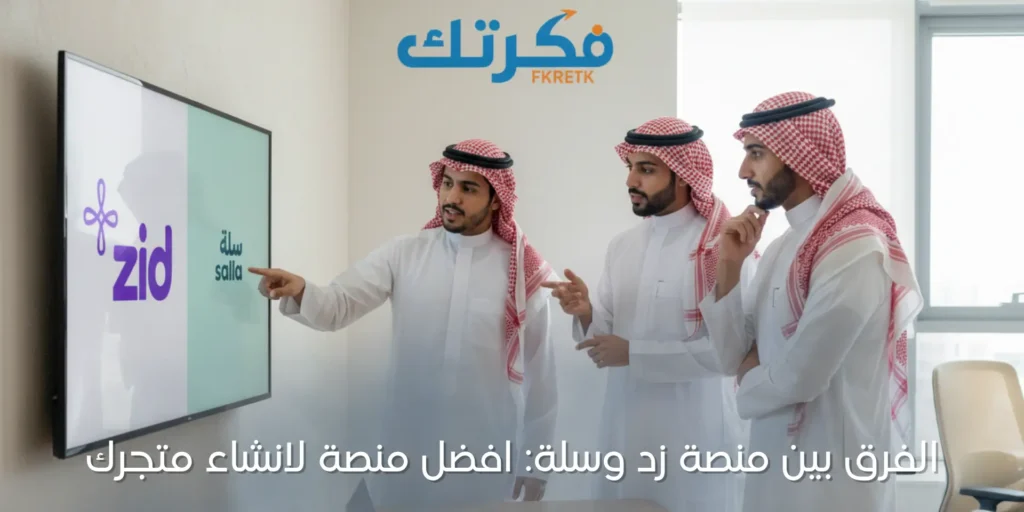 الفرق بين منصة زد وسلة
